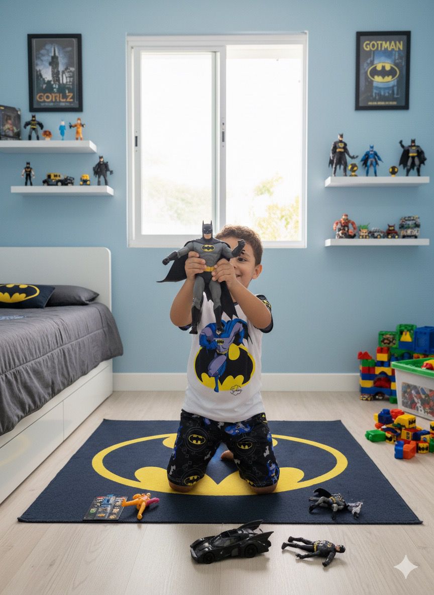 Pijama Infantil Suedine Batman - Imagem 2
