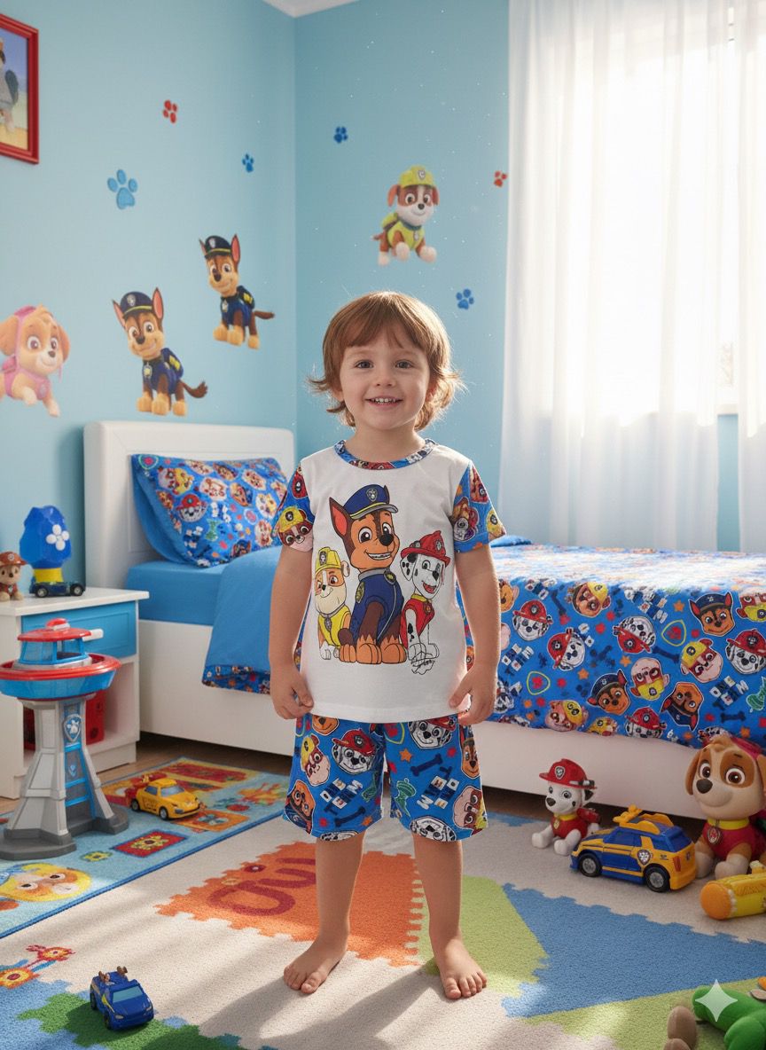 Pijama Infantil Suedine Patrulha Canina