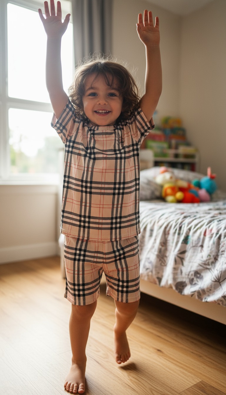 Pijama Infantil Fluit Xadrez Clássico - Imagem 2